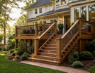 Premium wood deck and staircase inspiration