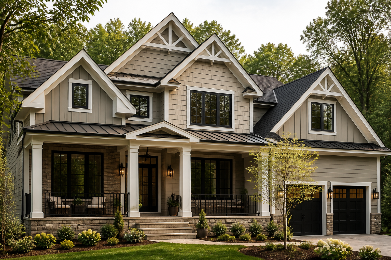Premium siding and window inspiration on a refined residential exterior